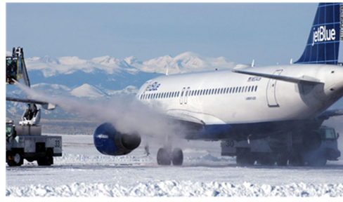 Application of products to prevent freezing
