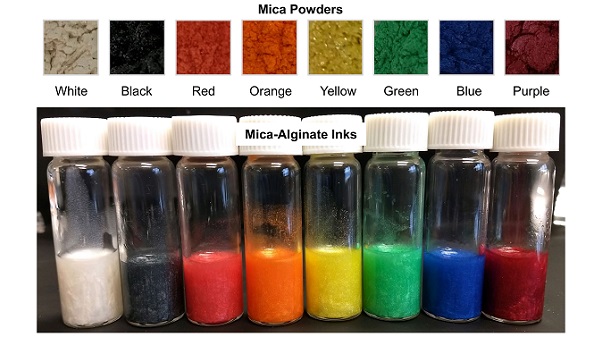 Researchers Develop Seaweed-based Ink Using Mica Pigments for 3D Printing